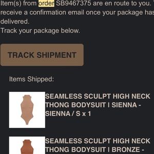 skims seamless sculpt high neck bodysuit BRONZE ONLY